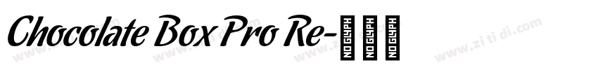 Chocolate Box Pro Re字体转换